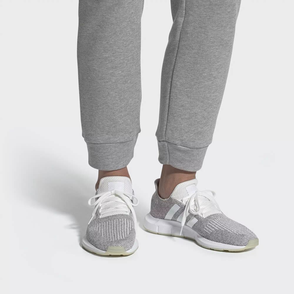 Adidas Swift Run Tenis Blancos Para Hombre (MX-88874)